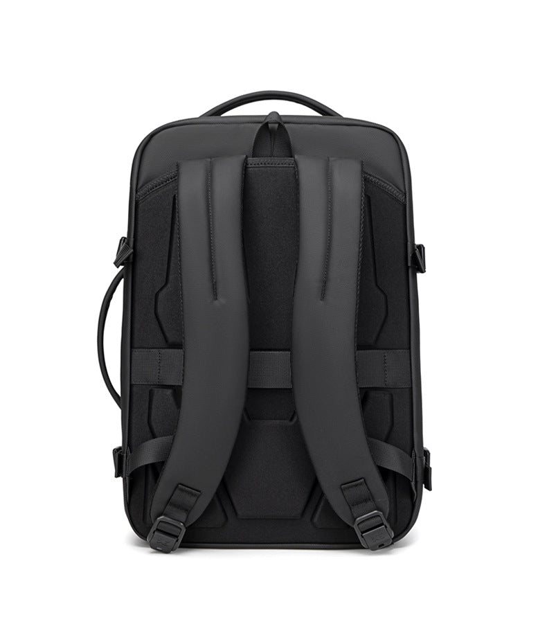 New Business Backpack for Men, Waterproof Backpack, Large Capacity, Multi-Functional Anti-Theft Computer Bag for Business Trips, Light Luxury Style for Commuting