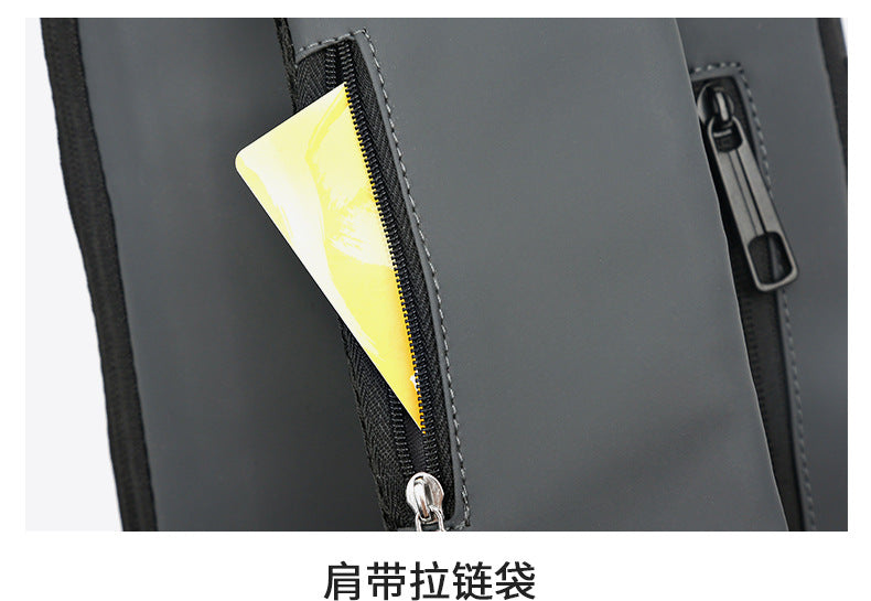 Motorcycle chest bag password anti-theft men's bag European and American fashion shoulder bag sports leisure multi-functional messenger bag business