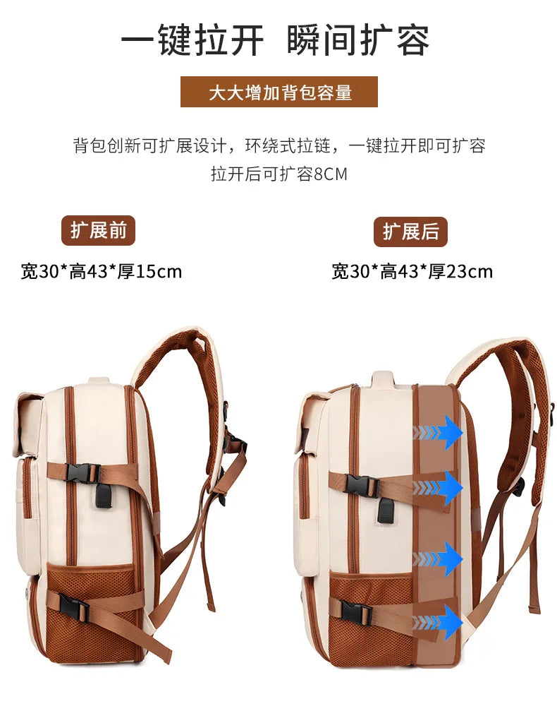 Travel Backpack Men Women Multifunctional Backpack Teenage School Backpack Laptop Backpack Travel Lightweight Luggage Bag