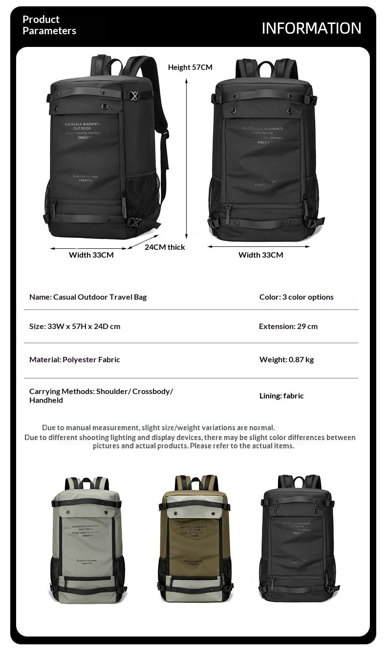 Travel Backpack for Men Women Large Carry On Backpack Personal Item Bag Airline Approved 17 inch Laptop Backpack Business Bag