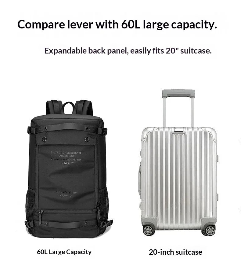 Travel Backpack for Men Women Large Carry On Backpack Personal Item Bag Airline Approved 17 inch Laptop Backpack Business Bag